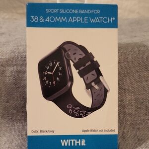 WITHit 38 & 40mm Sport Silicone Apple Watch Band